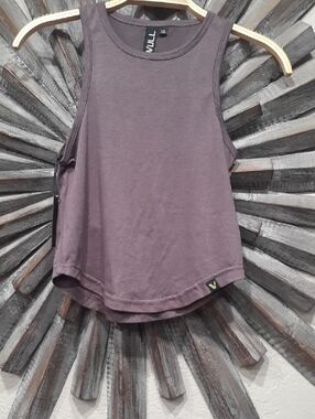 Vull Sport Purple Tank Crop Top